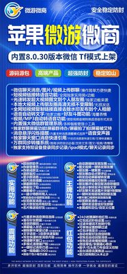苹果微游微信分身激活码 TF上架模式 一码双开 主程序8.0.30 模拟ipad登录 伪装管理员 超级群助手 完美后台